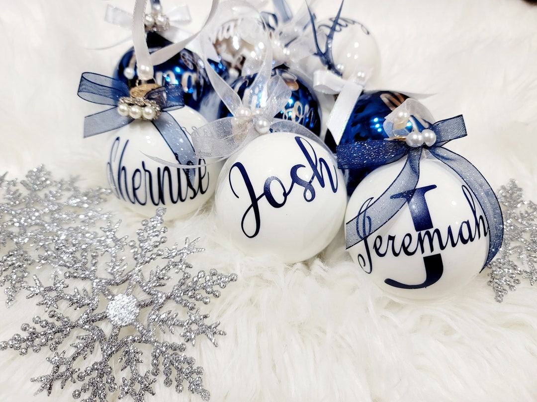 Personalized Christmas Ornaments, Name Ornaments, Christmas Gifts