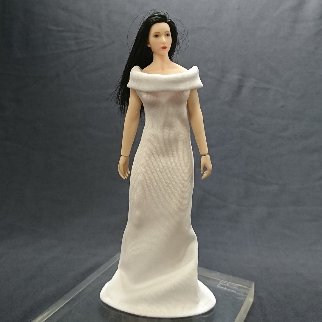 1/6 Scale Sleeveless Turtleneck Mini Dress For 12" Female Action Figures - Hot Toys Phicen Compatible