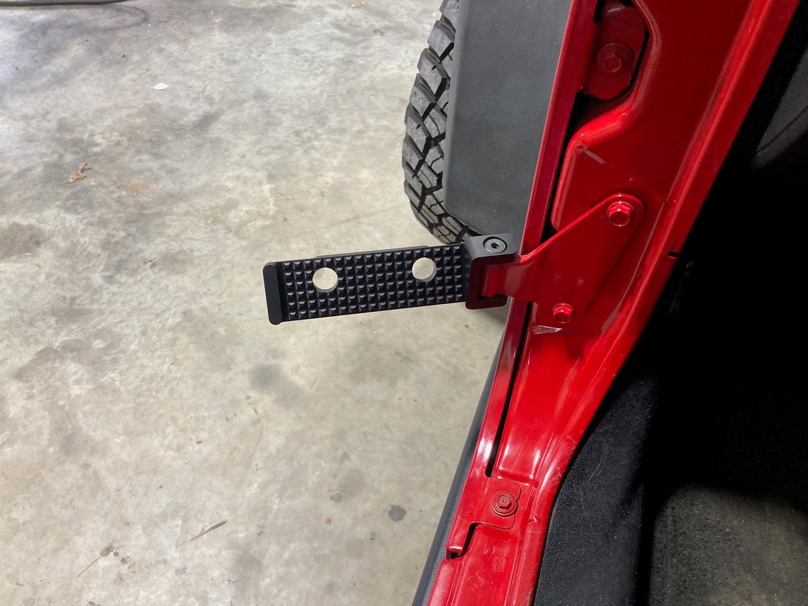 2007present Jeep JK JL Gladiator Door Hinge Foot Rests Foot Pegs Footpegs pair Right & Left 100