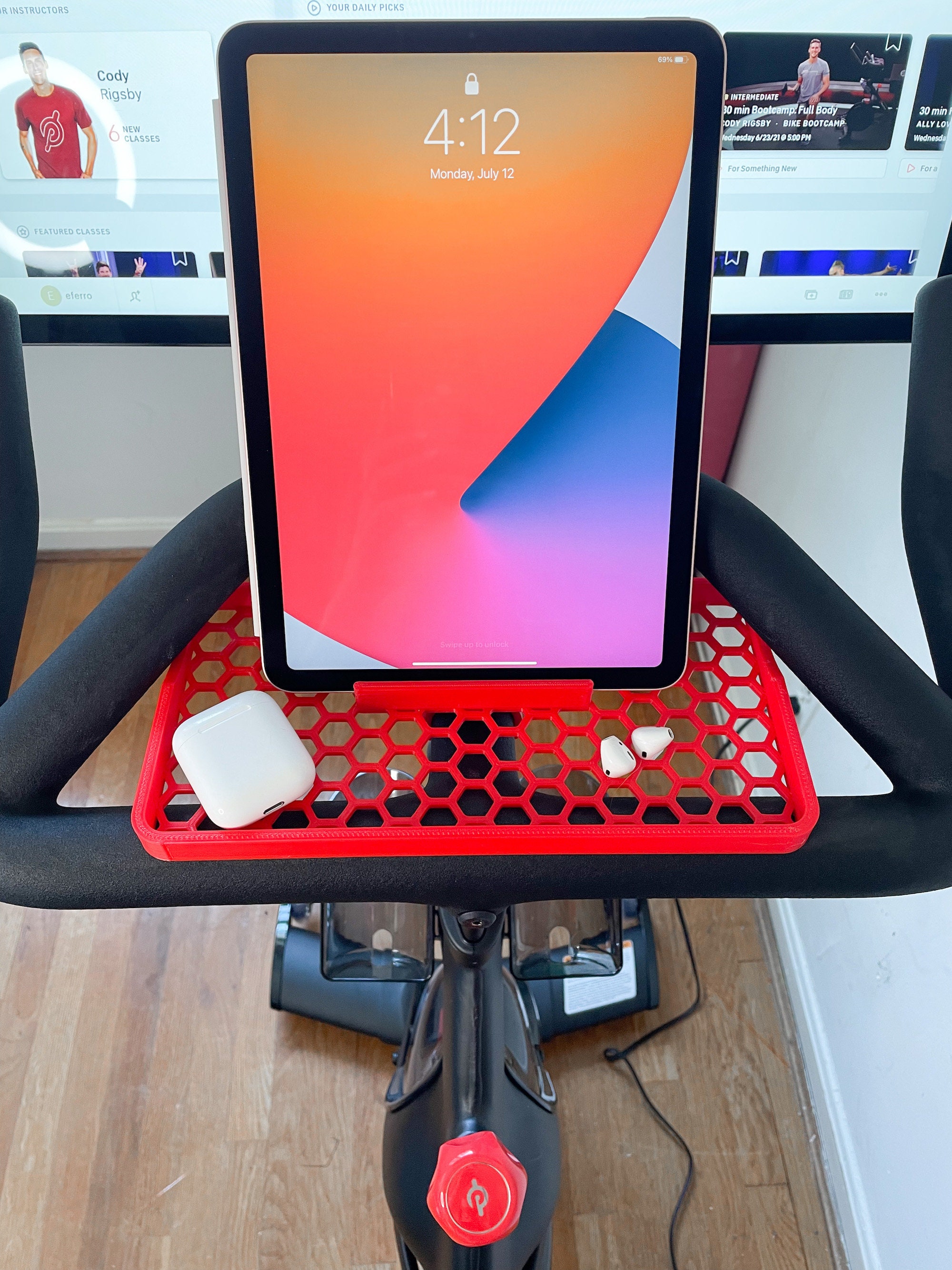 XL Essentials Tray for Peloton Bike+ | Tray for Tablet, Smartphone, H…