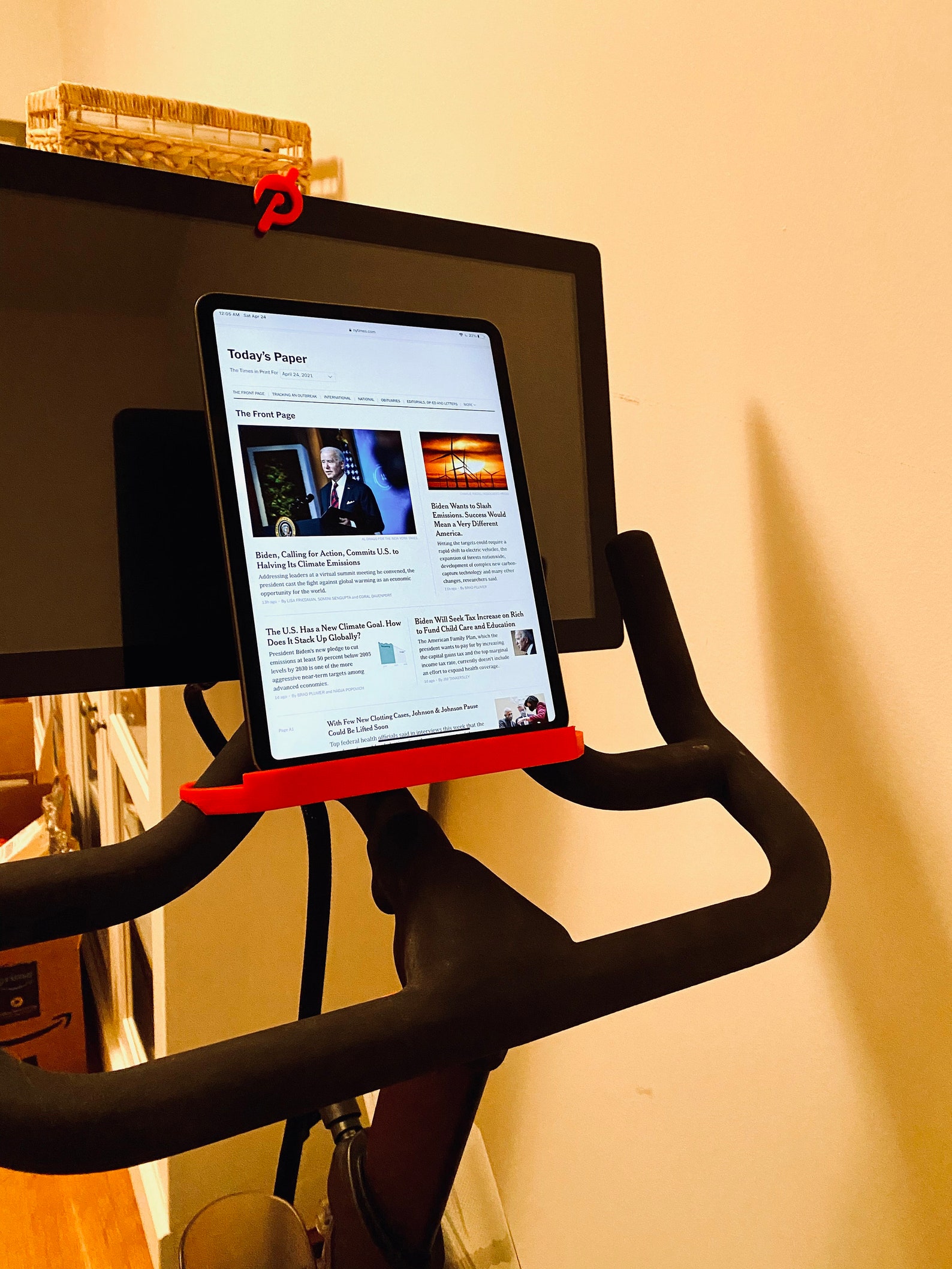 ipad stand for peloton