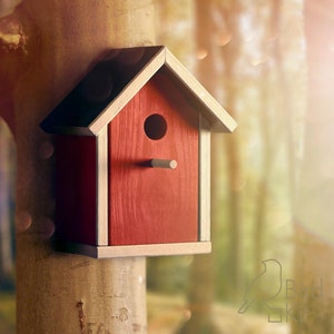 BirdKit - DIY kit for your bird home - sustainable nesting box - Boho bird house kit