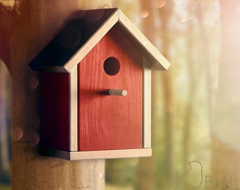 BirdKit - DIY kit for your bird home - sustainable nesting box - Boho bird house kit