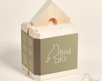 Nichoir à oiseaux BirdKit - nichoir durable - kit de nichoir fabriqué localement