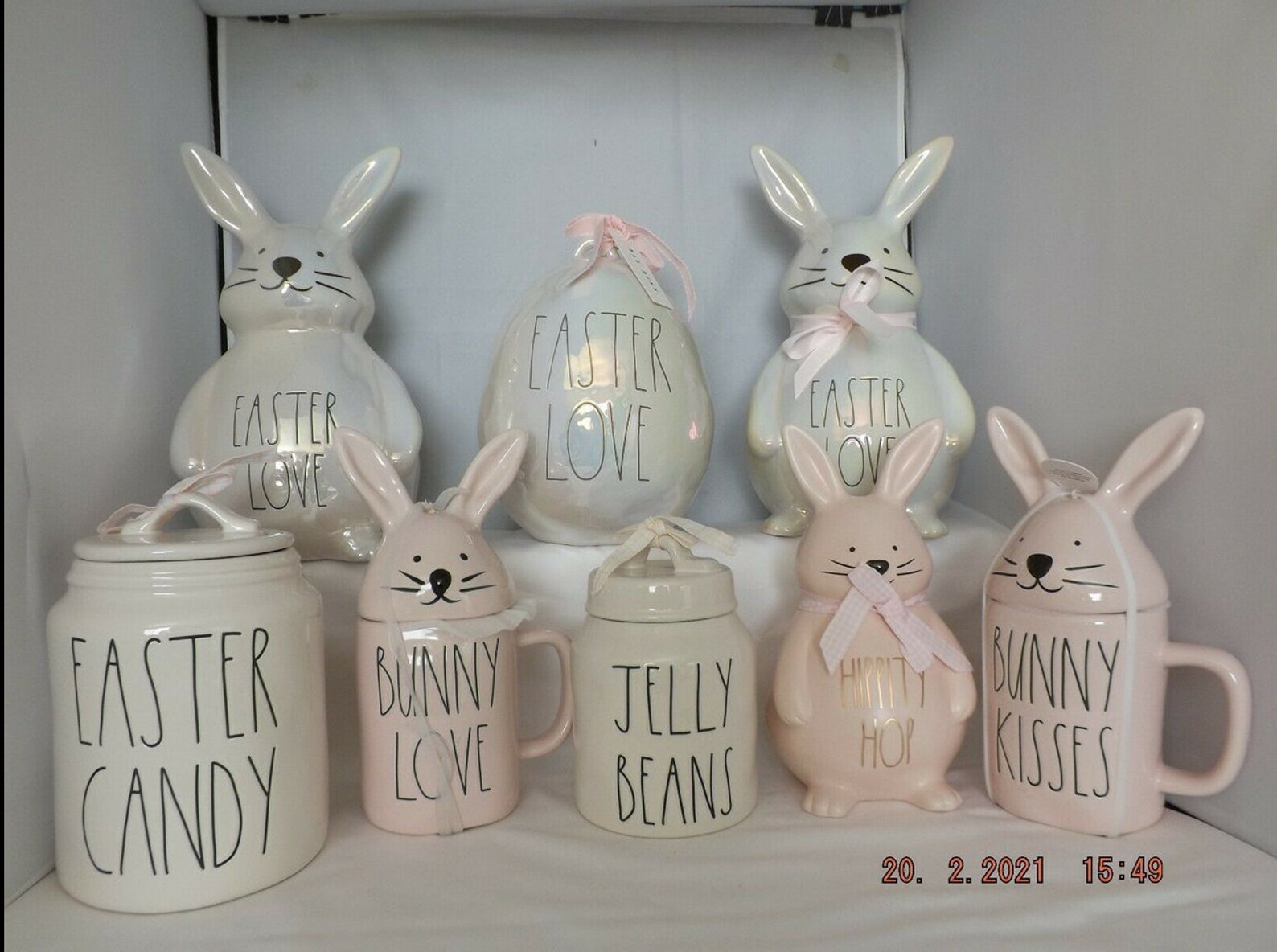 New Rae Dunn Artisan Easter Collection Jelly Bean Canisters Etsy