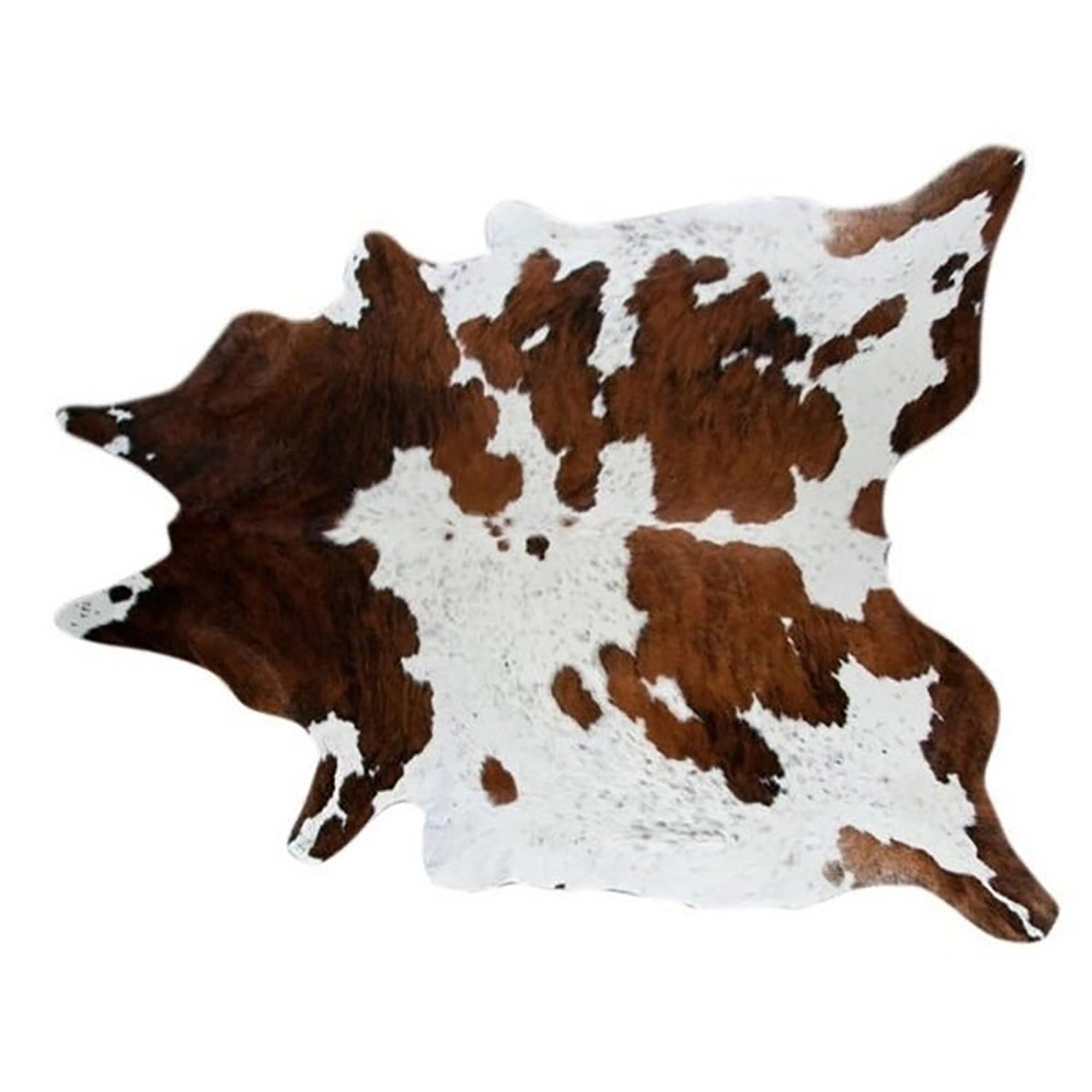 Tricolor Cowhide Rug Small Cow Skin Cow Hide Brown Black and Etsy