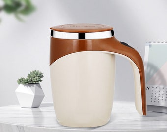 Self Stirring Coffee Mug Cup Electric Stainless Steel Automatic