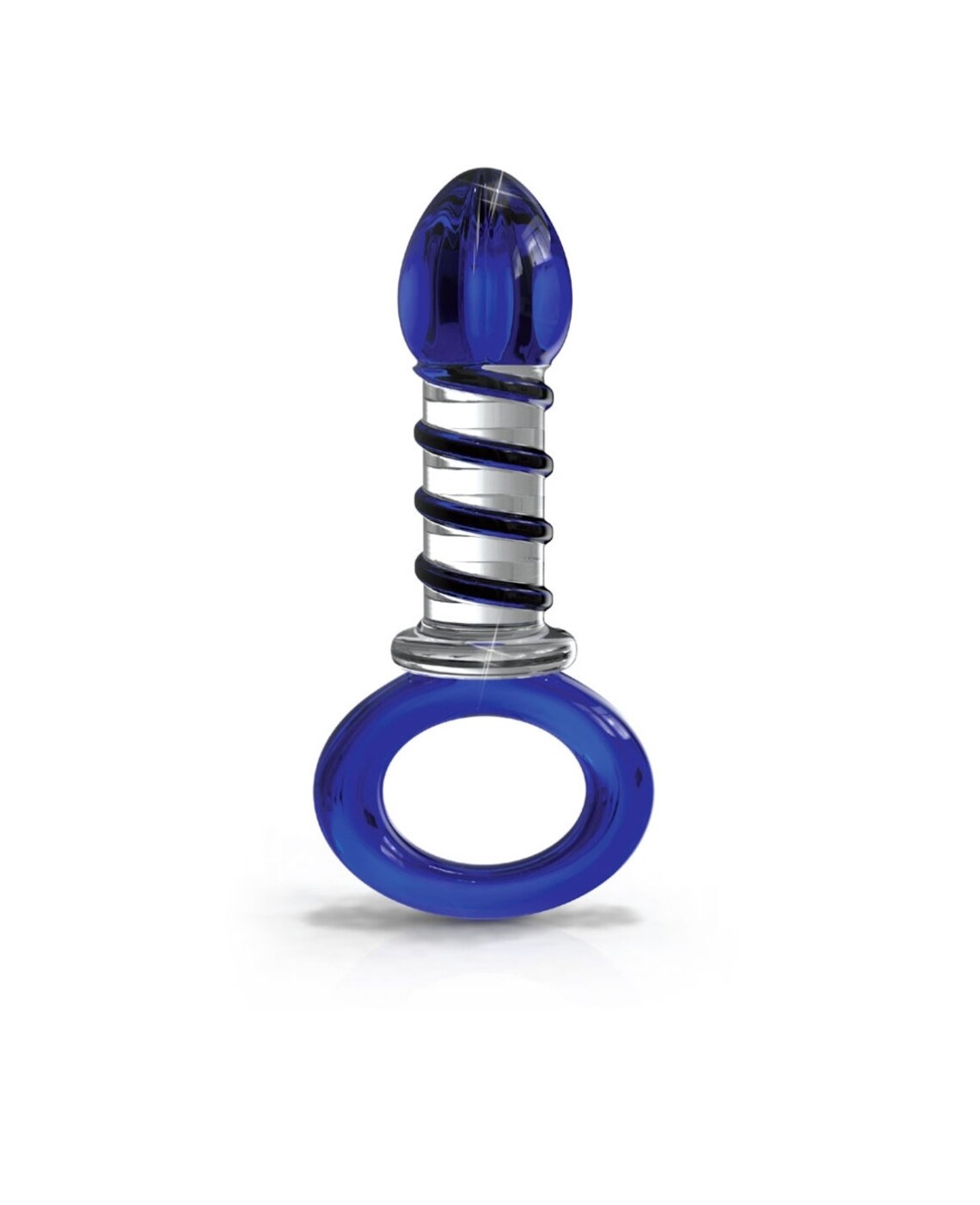 Gode/plug blue glass juicer Etsy