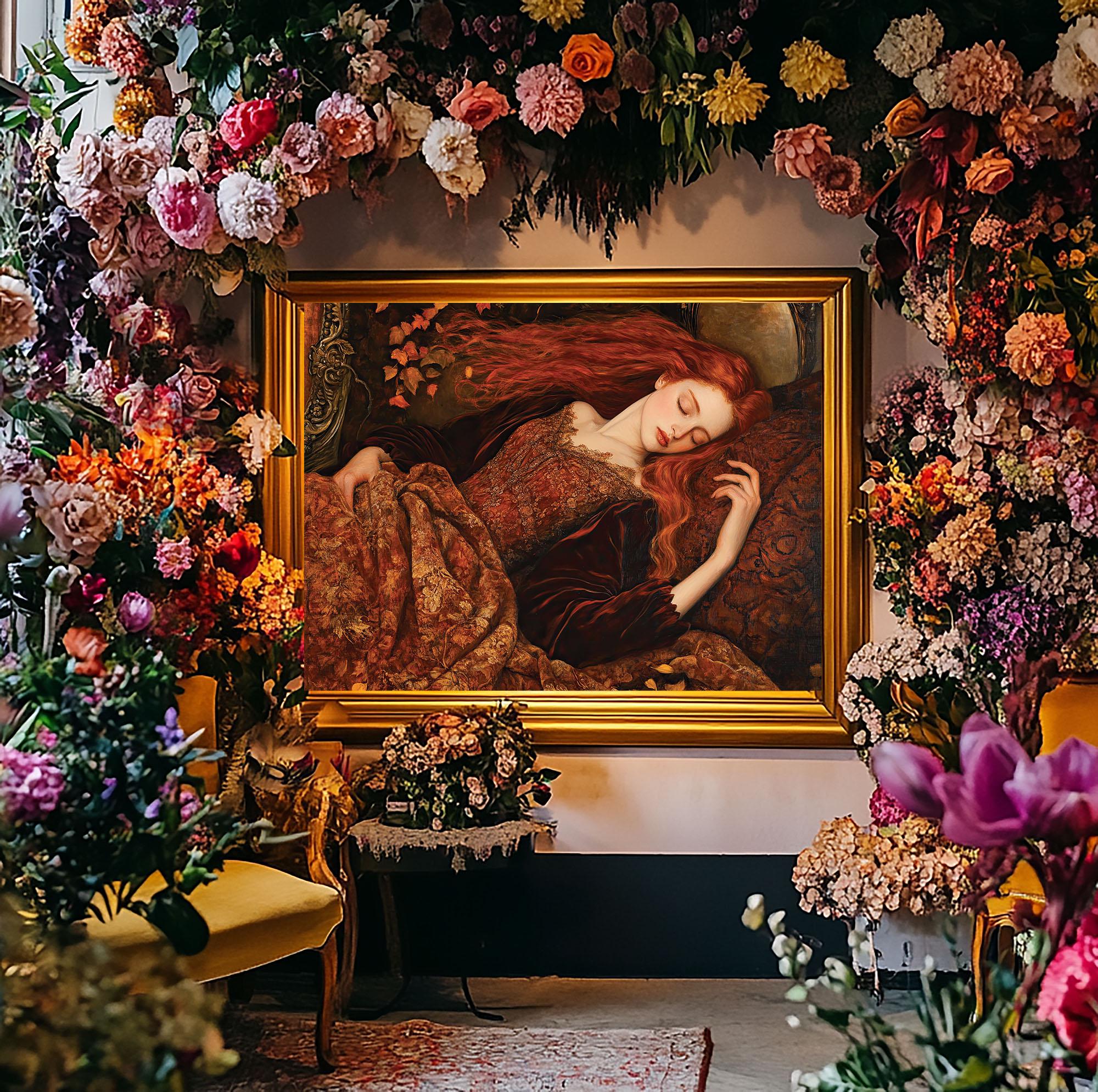 Pre Raphaelite Wall Art Digital Download Print Original Moody Gothic ...