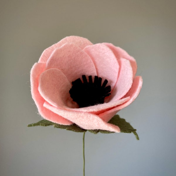 Felt Anemone Etsy