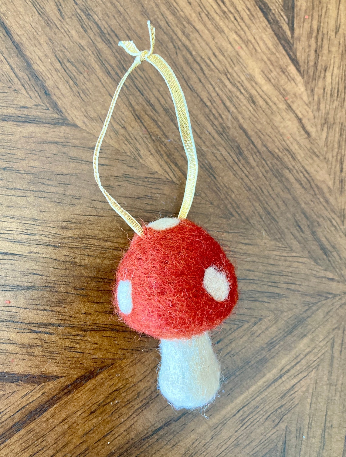 Felt Fabric Mushroom Ornament (Set of 12) main image 1