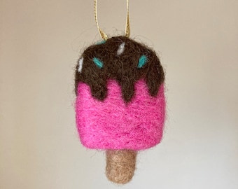 Felt Popsicle Ornament, Holiday and Christmas Decor, Gift Ideas