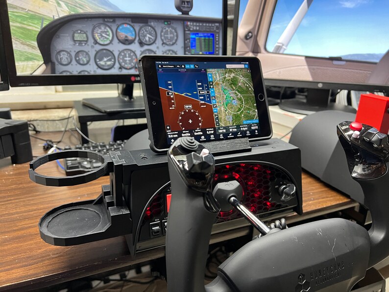 Cup Holder for Alpha Yoke and Bravo Throttle Quadrant Fits