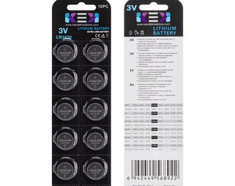 CR1620 Batteries (20-Pack) for LED Gloves, Poi, and more