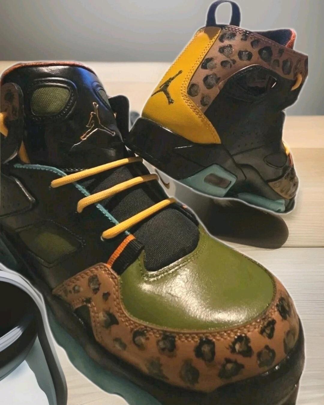 Custom Trainers/sneakers Jordan Nike Size 6 Uk - Etsy