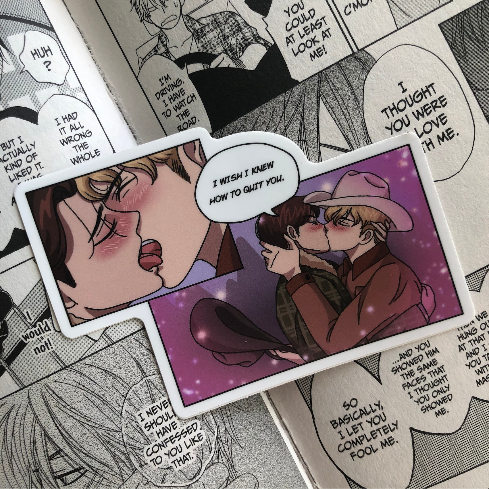 Brokeback Mountain Yaoi Manga Panel Stickers Etsy