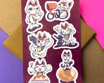 Ghost Granny Day Off Sticker Sheet