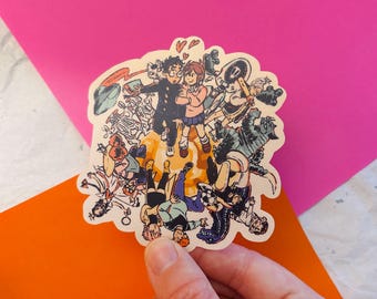 That's How Love Starts Vinyl Sticker