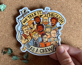 As a Crew Vinyl Sticker