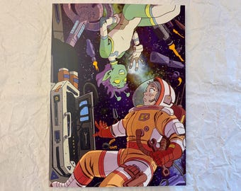 Cosmic Meet-Cute Print 8.5" x 11"