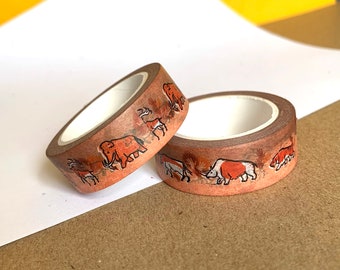 Cave Art Paleo Washi Tape