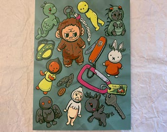 Spooky Trinkets Print 8.5" x 11"