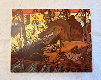 Kem Kem Fish Market Print 11" x 8.5"