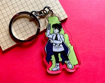Insurance Girls Double Sided Acrylic Charm