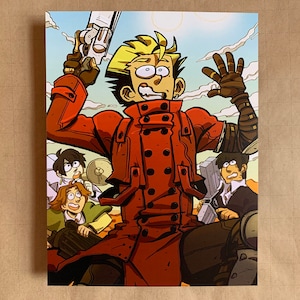 Quadro Decorativo Trigun Vash Poster Emoldurado 23x33cm