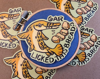Garlic Bread Vinyl Sticker