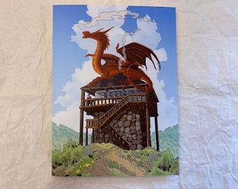 Firewatch Friend Print 8.5" x 11"