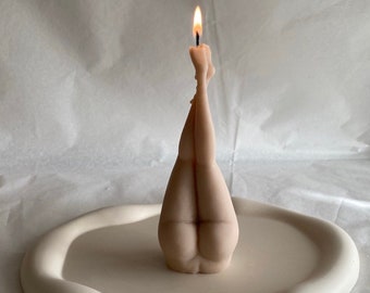 Vela Piernas I Vela Cuerpo I Vela Torso I Vela Dama I Vela Mujer I Vela Cuerpo I Vegana I Hecha a mano I Vela Burbuja I Decoración