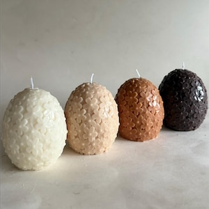 XL Easter egg candle with flowers I XL Easter egg flower candle I Easter I decoration I Easter decoration I gift I holiday I Easter decoration
