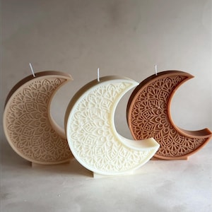 Moon Candle I Ramadan Candle I Islamic Candle I Moon Candle I Bayram I Eid I Decoration I Gift I Ramadan Decoration I Crescent Moon I