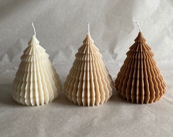 Christmas tree paper candle holder | Christmas tree candle paper | Christmas candle | Christmas candle | Vegan