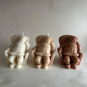 Sleepy Santa Claus I Santa Claus Candle I St. Nicholas Candle I Christmas Candle I Christmas Gift I Advent I Christmas Gift