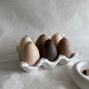 Easter Egg Candle I Easter Egg Candle I Egg Candle I Easter Candle I Easter Decoration I Gift I Handmade I Vegan I Minimalistic I Aesthetic I