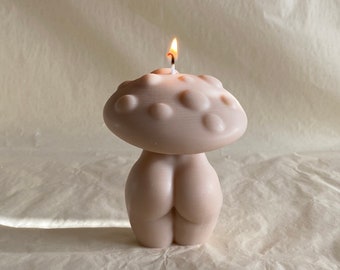 Body Candle I Mother Nature Candle I Body Candle I Body Candle I Torso Candle I Mushroom Candle I Sculptural Candle I Sculpture I Gift