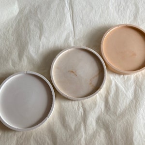 Round Coaster Ceramic for Candles Jewelry Decorative Bowl Jewelry Bowl Ceramics Coaster Candle Coaster Tray