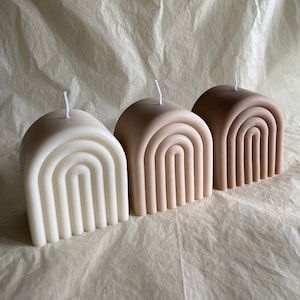 Rainbow Candle XL I Rainbow Candle I Arch Candle I Decoration I Bubble Candle I Handmade I Home I Vegan I Candle Set I