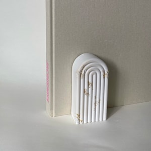 Ceramic Bookend I Bookend Ceramic I Arch Design I Decoration I Rainbow I Minimalist I Home Interior I Gift I Handmade