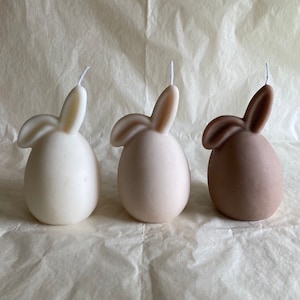 Bunny Candle I Easter Bunny Candle I Easter Egg I Easter Candle I Easter Egg I Decoration I Gift I Easter I Handmade I Vegan