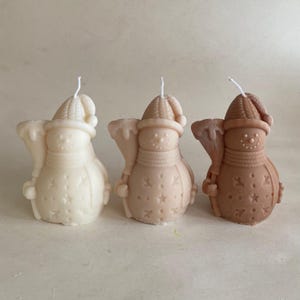 Snowman Candle I Snowman Candle I Christmas Candle I Christmas Candle I Christmas I Gift I Santa Claus I New Year I Christmas Gift I