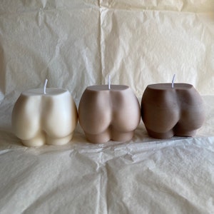 XL Butt Candle I Body Candle I Butt Candle I Body Candle I Torso Candle I Bubble Candle I Handmade I Vegan I