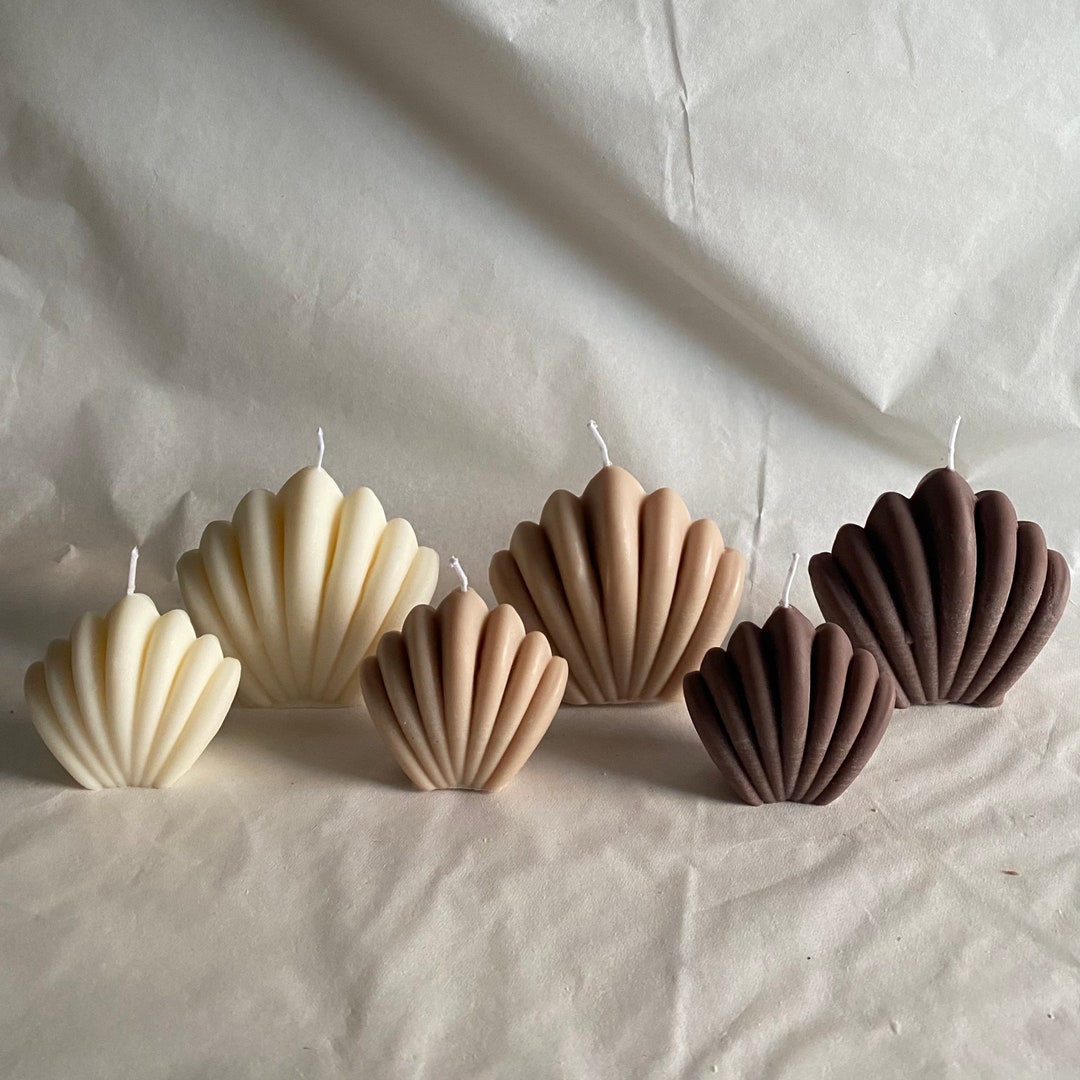 Mini Shell Candle I Mini Shell Candle I Bubble Candle I Handmade I ...