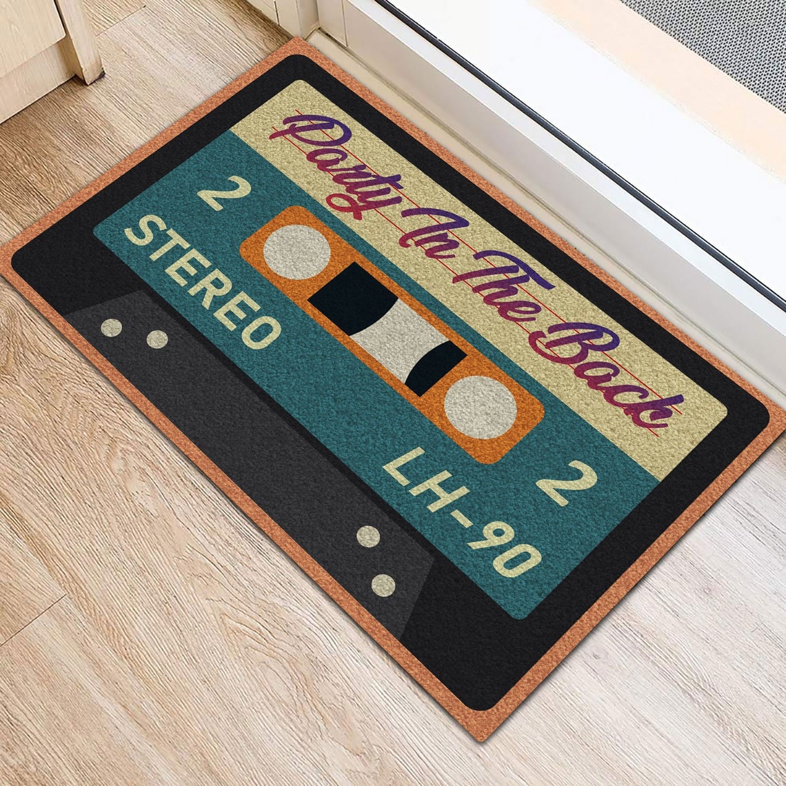 Mixtape Party In The Back Doormat Cassette Tape Doormat Etsy