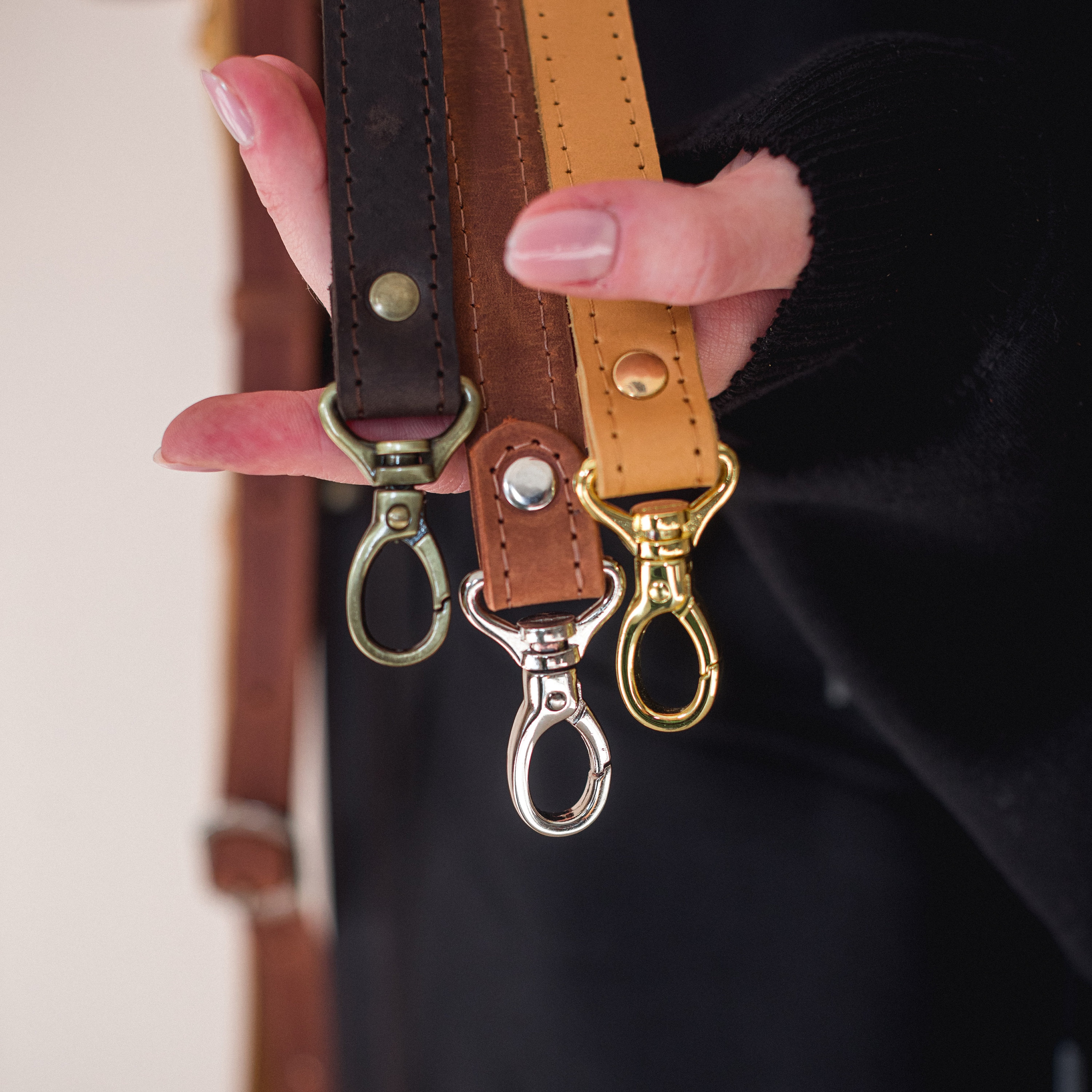 Crossbody bag straps Straps for leather totes Leather straps Etsy