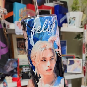 Felix inspired tumbler | skz merch | stay | stray kids | skzoo | changbin | bangchan | felix | kpop merch | skz | gift