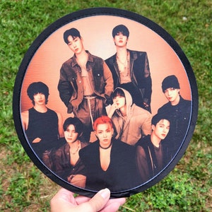 ATEEZ Group foldable hand fan | atiny | ateez gift | kpop gift | ateez merch | ateez official | ateez san | ateez mingi | lighstick