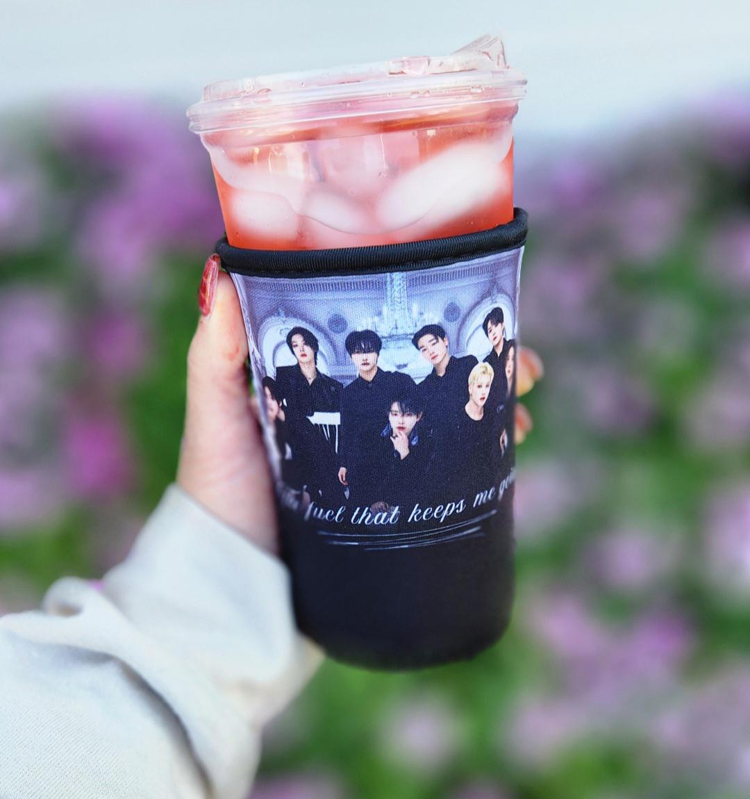K-pop ATEEZ Cup Sleeve – Aniteez Characters & 8 Members Design